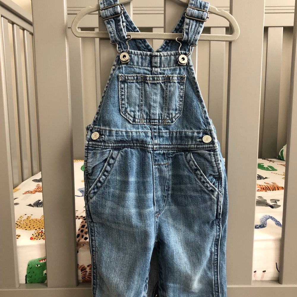 Cotton Denim Overalls